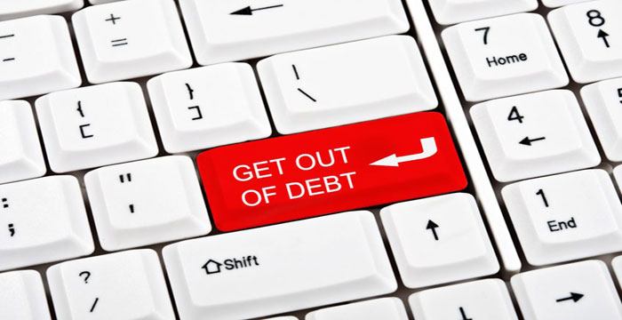 get out of debt image